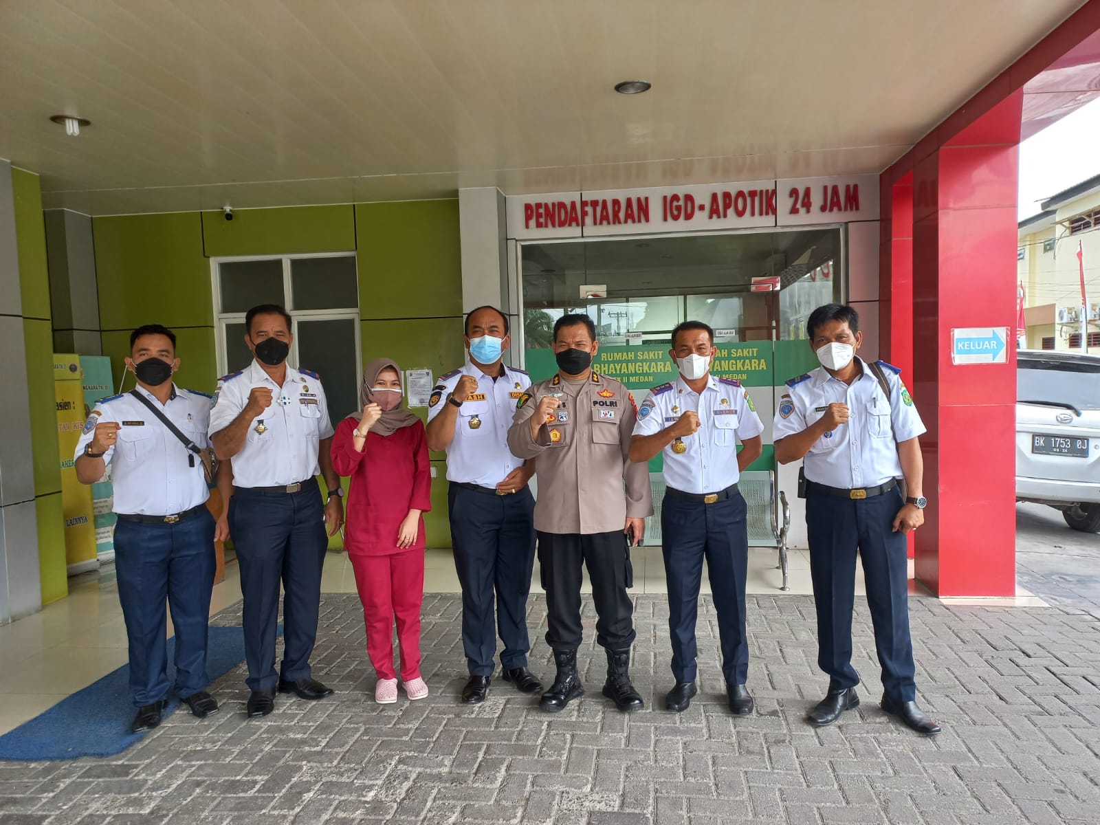 Kadis Diahub Kota Medan Berkunjung Ke RS Bhayangkara Medan